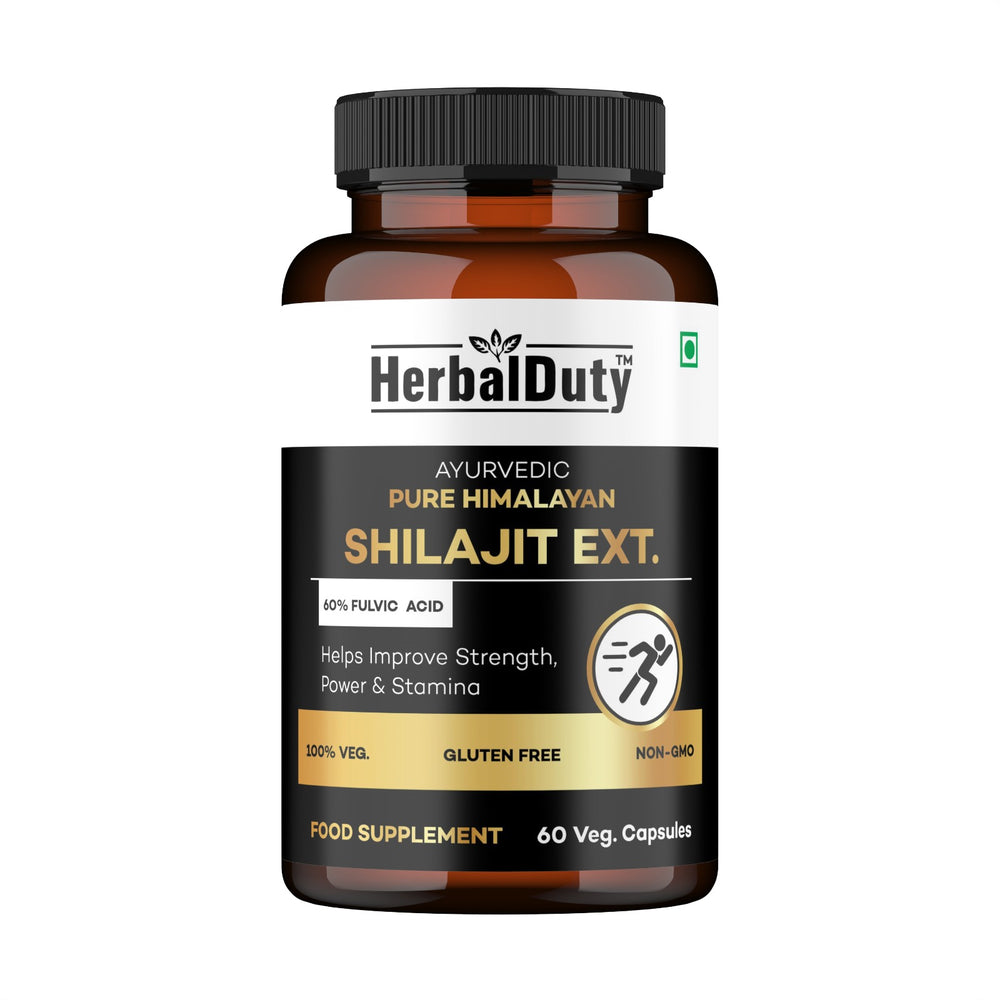 Shilajit Capsules for Strength & Power