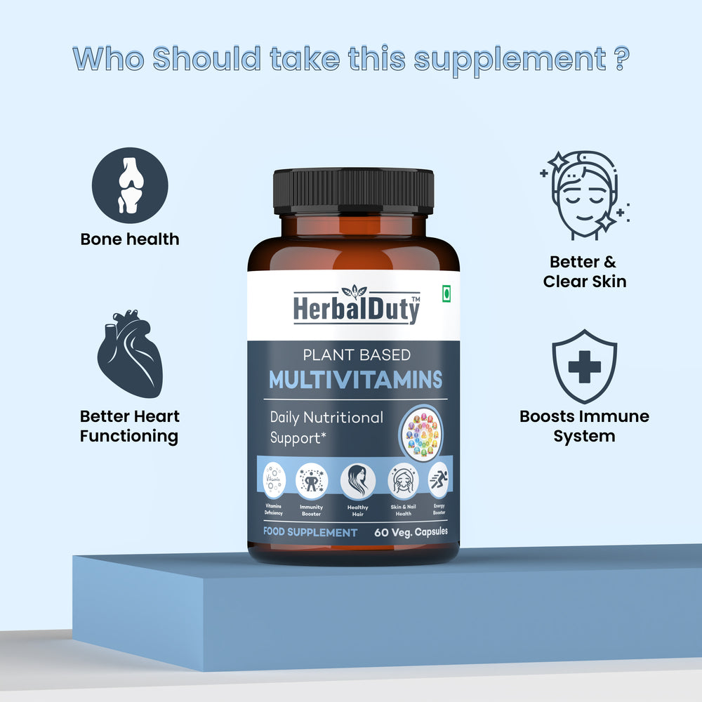 Plant-Based Multivitamin: 60+ Ingredients For Immunity, Energy, And Stamina