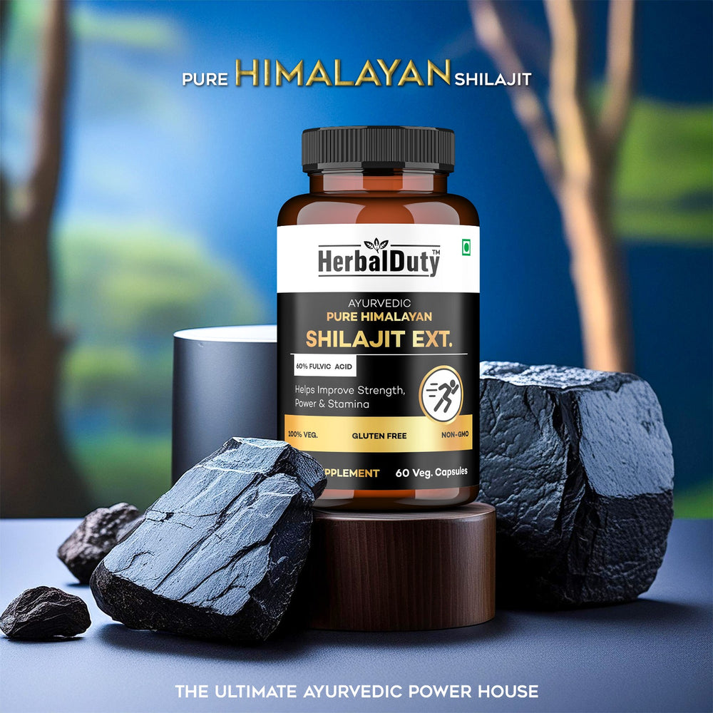 Shilajit Capsules for Strength & Power